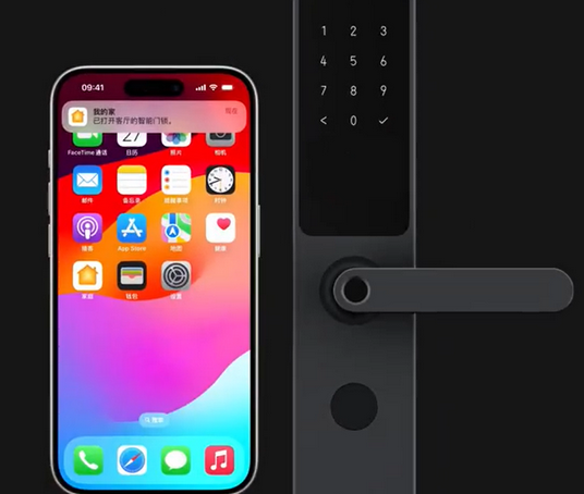 龙湾iPhone维修站分享在iPhone上使用家庭钥匙开启智能门锁 