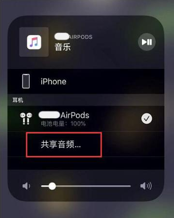 龙湾苹果14音频维修点分享iPhone14音频共享设置方法 