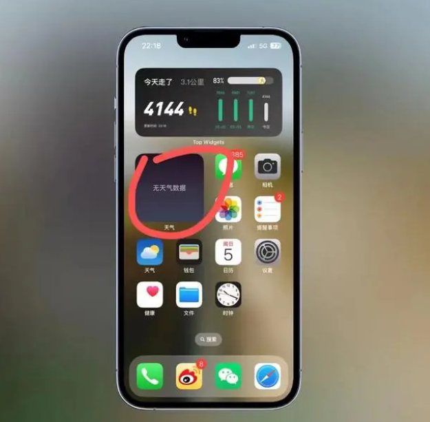龙湾苹果手机维修分享:iOS16主屏幕天气小组件无法正常工作怎么办？ 