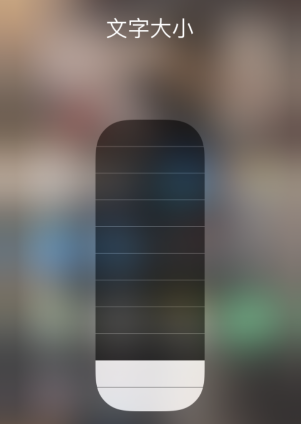 龙湾苹果手机维修分享小技巧：在 iPhone 控制中心快速调节字体大小 